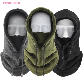 Pinkcool ใหม่ หมวกฮู้ด ผ้ากํามะหยี่ขนนิ่ม กันลม ให้ความอบอุ่น คุณภาพสูง สําหรับปั่นจักรยาน เล่นสกี ฤดูหนาว กลางแจ้ง