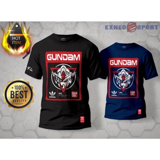  100% Cotton Premium Baju Anime Gundam Adidas G2 Tshirt Graphic Tee_01