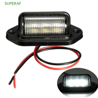 SUPERAF 1X 6LED License Number Plate Tag Interior Step Light For Boat RV Trailer Caravan HOT