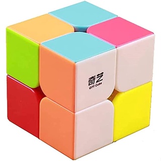 Qiyi qidi s 2x2 Magic Cube Stickerless QY qidi s Speed Puzzle Cube ของเล่นสําหรับเด็ก