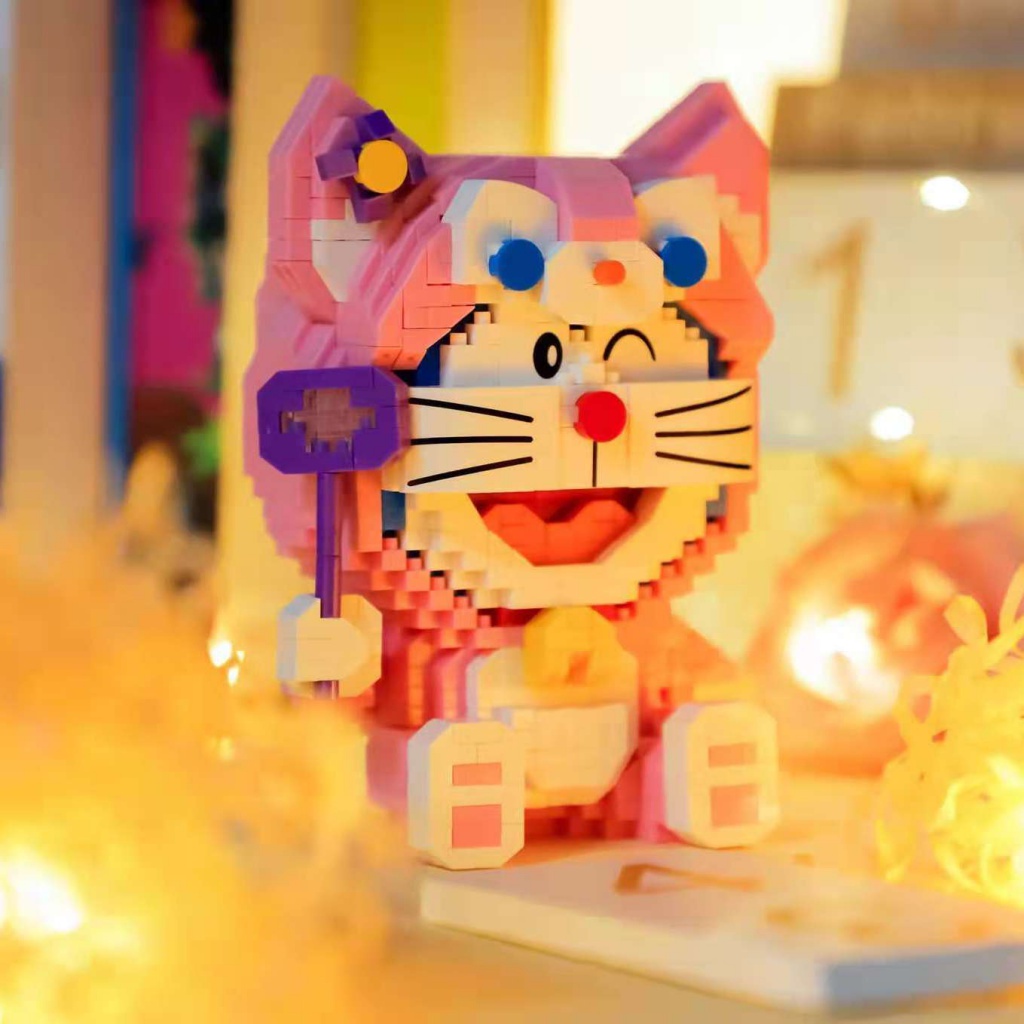 พร้อมส่ง-บล็อกตัวต่อเลโก้-lingna-belle-doraemon-ขนาดเล็ก-ของเล่นสําหรับเด็ก