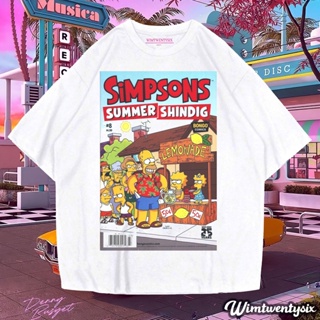 เสื้อยืด ขนาดใหญ่ | Simpson SUMMER SHINDIG | เสื้อยืด ขนาดใหญ่ | เสื้อยืด ขนาดใหญ่ พิมพ์ลาย VINTAGE (2023)