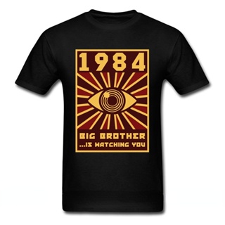 1984 Big Brother Retro Tshirt Men Casual Short-Sleev Tops Vintage Graphic Tshirt Horus Eye_03