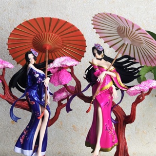 โมเดลฟิกเกอร์ PVC อนิเมะ One Piece GK Kabuki Boa Hancock ขนาด 25 ซม. ของขวัญ ของเล่นสะสม สําหรับเด็ก