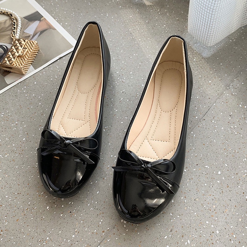 renben-ใหม่สแควร์-toe-slip-on-แฟชั่นปากตื้น-bow-knot-รองเท้าผู้หญิงอินเทรนด์