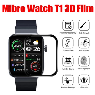 Mibro Watch T1 20D ป้องกันเต็มหน้าจอ สําหรับ Mibro Watch T1 สมาร์ทวอทช์ ฟิล์มป้องกันแบบนิ่ม สําหรับ Xiaomi Mibro Watch T1 ฟิล์มป้องกันแบบนิ่ม