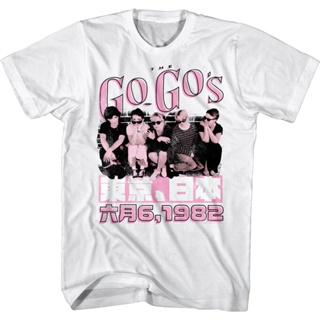 Classic men shirt Go-Gos Japan Tour 1982 Mens T Shirt New Wave LA Band Pop Concert Merch_03