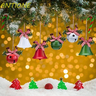 Antione Diy Jingle Bells กระดิ่งโลหะสําหรับตกแต่งต้นคริสต์มาส