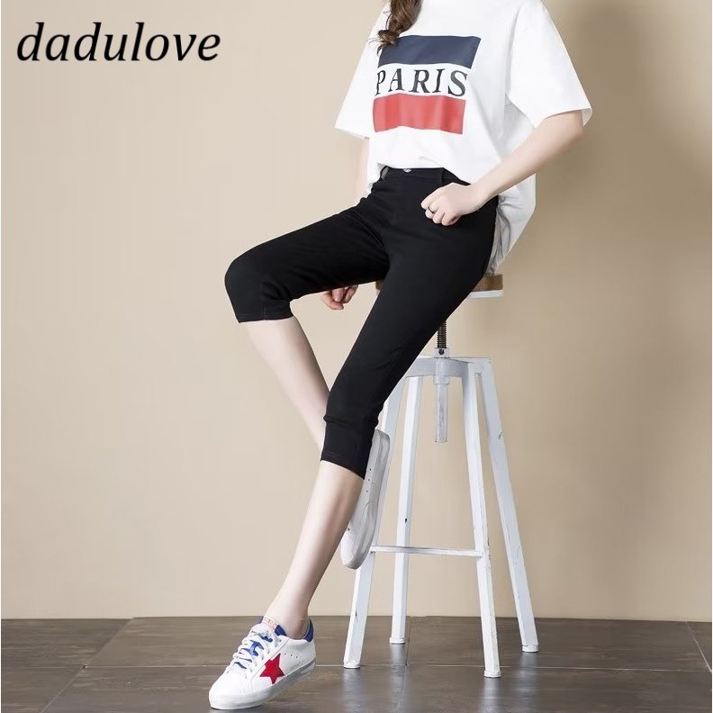 dadulove-new-korean-version-of-ins-high-waist-skinny-womens-jeans-niche-large-size-stretch-cropped-pants