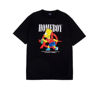 ผ้าฝ้ายแท้Homeboy HB.SIMPSON เสื้อยืดโอเวอร์ไซส์S-3XL_03