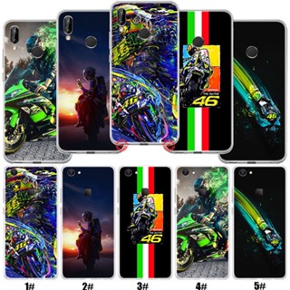 Lii84 เคสโทรศัพท์มือถือแบบใส ลายรถจักรยานยนต์ Valentino Rossi สําหรับ OPPO A1 A8 A31 A32 A52 A53 A59 A72 A73 A77 A83 A92 A93 F1S F3 F5 F7 F9 Pro