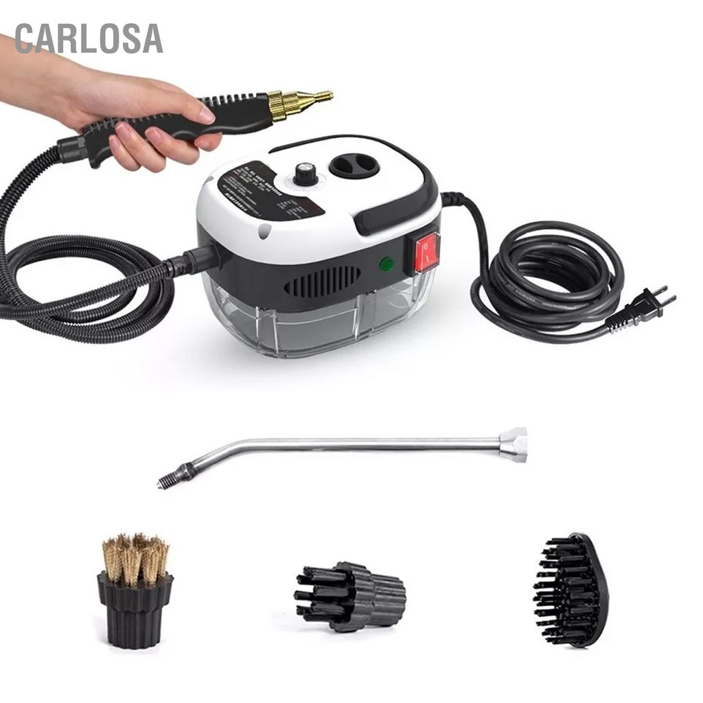 carlosa-เครื่องทำความสะอาดไอน้ำแบบใช้มือถือ-2500w-3bar-แรงดันสูงอุณหภูมิสูงเครื่องทำความร้อนไอน้ำร้อนเร็ว