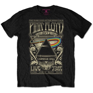 ❤  Sale Pink Floyd Mens cotton TShirt Carnegie Hall 1972 ly Mens Black Tee NEW for menClassic Cot_01