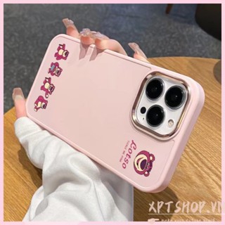 เคสโทรศัพท์มือถือ แบบนิ่ม ป้องกันกระแทก สีชมพู สําหรับ iPhone 15 Pro Max 14 14Plus 13 12 11 Pro Max XR IX