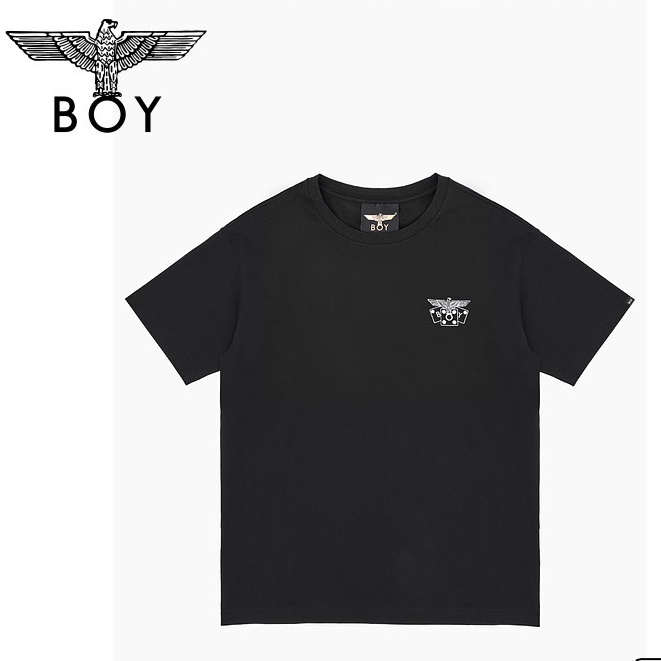 เสื้อยืดแขนสั้น-ผ้าฝ้าย-พิมพ์ลายนกอินทรีย์-boylondon-ทรงหลวม-แฟชั่นคู่รัก-สําหรับผู้ชาย-และผู้หญิง