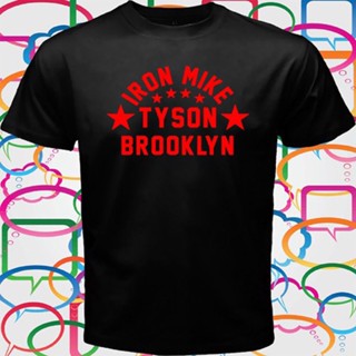 [S-5XL] GILDAN เสื้อยืด พิมพ์ลายโลโก้ Iron Mike Tyson Brooklyn Boxing Legend สําหรับผู้ชาย เสื้อเบลาส์ คอกลม ขนาดใหญ่ สไ