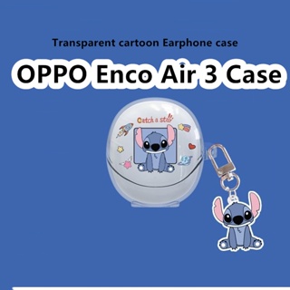 【พร้อมส่ง】เคสหูฟัง แบบนิ่ม ใส ลายการ์ตูนลูกสุนัข สําหรับ OPPO Enco Air 3
