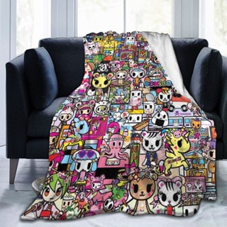 【พร้อมส่ง】ผ้าห่ม ผ้าสักหลาด แบบนิ่ม ลายยูนิคอร์น Tokidoki ให้ความอบอุ่น ใส่สบาย สําหรับโซฟา ห้องนอน ห้องนั่งเล่น เหมาะกับเด็ก และผู้ใหญ่