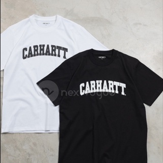 CARHARTT 【พร้อมส่ง】เสื้อยืดแขนสั้นลําลอง ผ้าฝ้าย พิมพ์ลายโลโก้ Carhart monogram ทรงหลวม สําหรับผู้ชาย และผู้หญิง