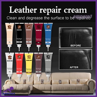 Diy Leather &amp; Vinyl Repair Kit 20Ml Leather Care ( Car &amp; Home) สำหรับผลิตภัณฑ์เครื่องหนัง Scratch Cracks Speed Drying -AME1