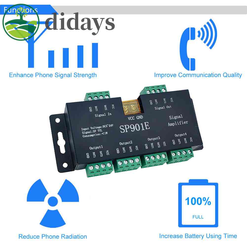 sp901e-4ch-group-signal-amplifier-for-dmx512-led-pixel-strip-magic-module