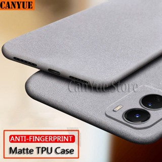 vivo V27 V25 V23 Pro V27e V25e V23e 5G Y100 Sand Matte Soft TPU Case Anti Fingerprint Rubber Back Cover Full Protection Phone Casing Flexible Shell