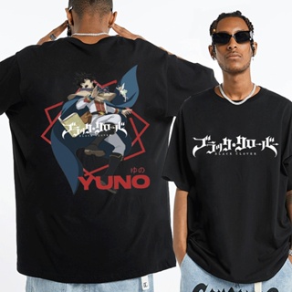 Black Clover Funny Cartoon T Shirt Men Manga Anime T-Shirt Unisex Hip Hop Yuno Gasai Print Top Tee Male Oversized S_03