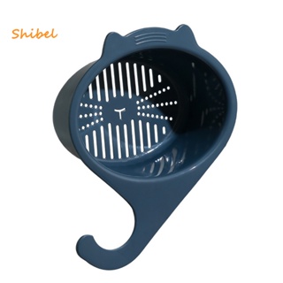 Shibel ชั้นวางอ่างล้างจาน รูปแมวน่ารัก วางซ้อนกันได้ ทําความสะอาดง่าย สําหรับบ้าน ห้องครัว