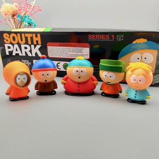 ชุดฟิกเกอร์ Pvc อนิเมะ The South Park Eric Stan Kyle Kenny and Butters ของเล่นสําหรับเด็ก 5 ชิ้น ต่อชุด