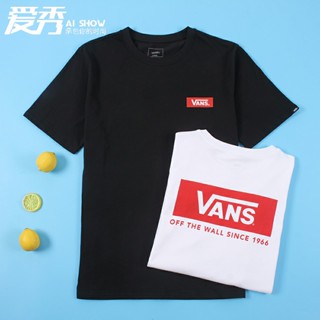 Vans/vance SS ใหม่ เสื้อยืดลําลอง ผ้าฝ้าย แขนสั้น สีดํา และสีขาว เหมาะกับการเล่นกีฬา แฟชั่นฤดูร้อน สําหรับผู้ชาย และผู้ห