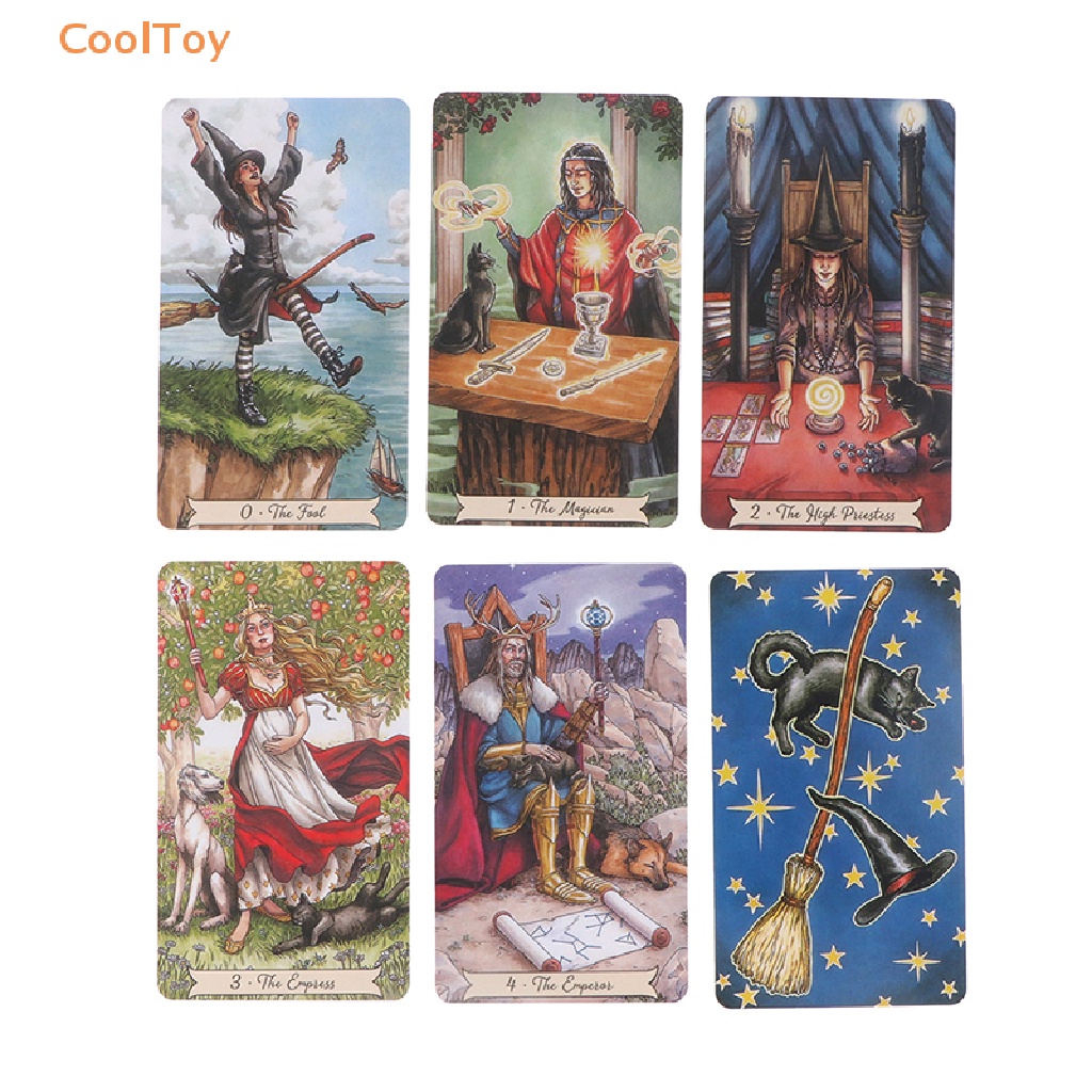 cooltoy-tarot-cards-tarot-book-in-english-language-everyday-witch-tarot-cards-tools-hot