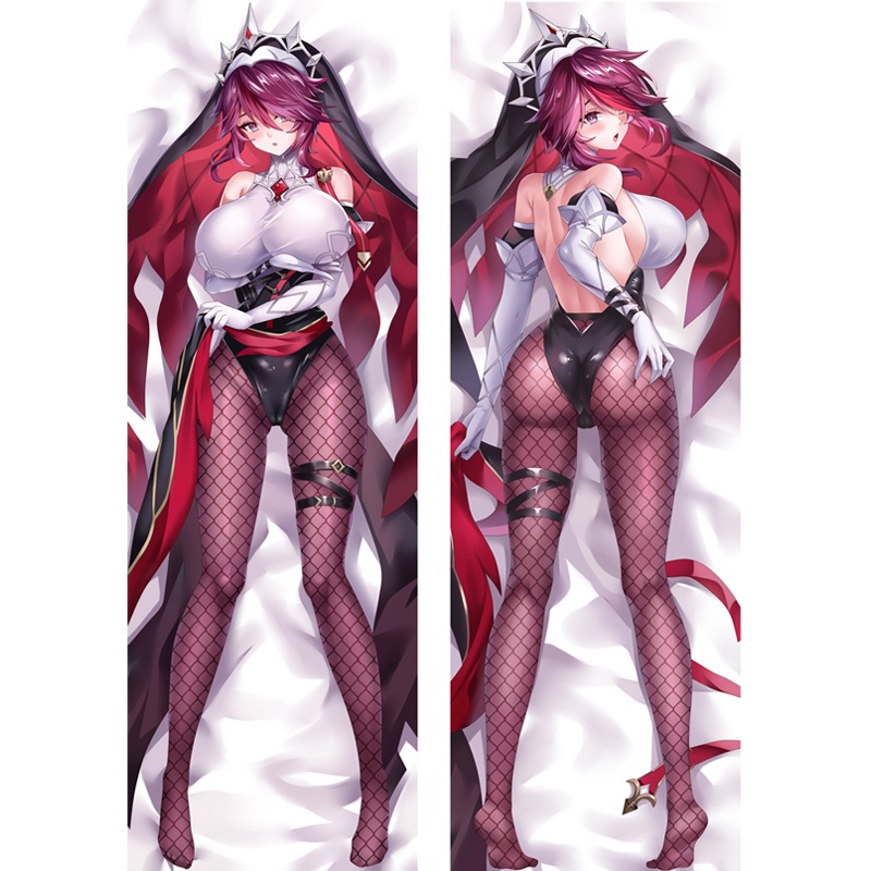 genshin-impact-sister-rosaria-cryo-anime-dakimakura-ปลอกหมอนบอดี้-50-150-ซม