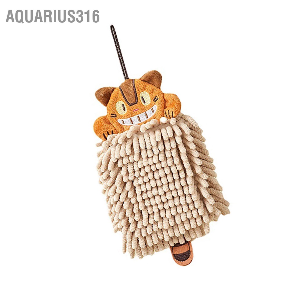 aquarius316-chenille-ผ้าขนหนูเช็ดมือ-ดูดซับน้ําได้ดี-ลายการ์ตูนชินชีล่า-สําหรับห้องน้ํา-ห้องครัว