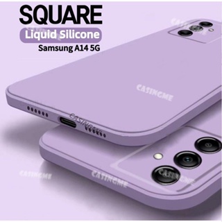 เคสซิลิโคนนิ่ม ทรงสี่เหลี่ยม กันกระแทก สําหรับ SamsungA54 A34 5G Samsung Galaxy A14 LTE SamsungA34 A54 A24 14A A 14 54 34 54A 5G 4G 2023