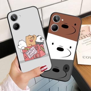 เคสโทรศัพท์มือถือ ซิลิโคนนิ่ม ลายหมีเปลือย สําหรับ Realme 10 Pro + 4G 5G X50 Pro