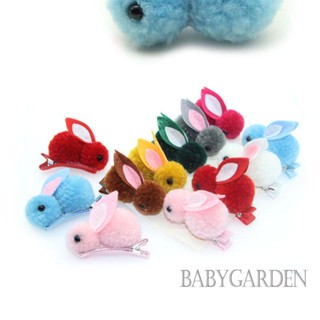 Babygarden- กิ๊บติดผม ลายการ์ตูนกระต่ายน่ารัก แฮนด์เมด DIY สําหรับเด็ก