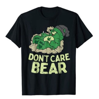 ขายเสื้อยืด พิมพ์ลาย Weed Bear DonT Care Bear เหมาะกับของขวัญ สําหรับเด็กผู้ชาย และเด็กผู้หญิง（S-5XL）