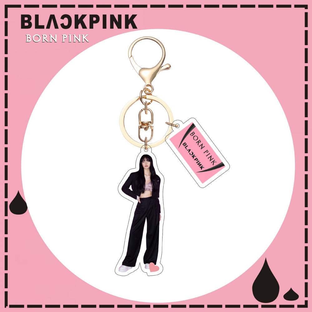 พวงกุญแจอะคริลิค-จี้รูป-blackpink-lisa-rose-jennie-jisoo