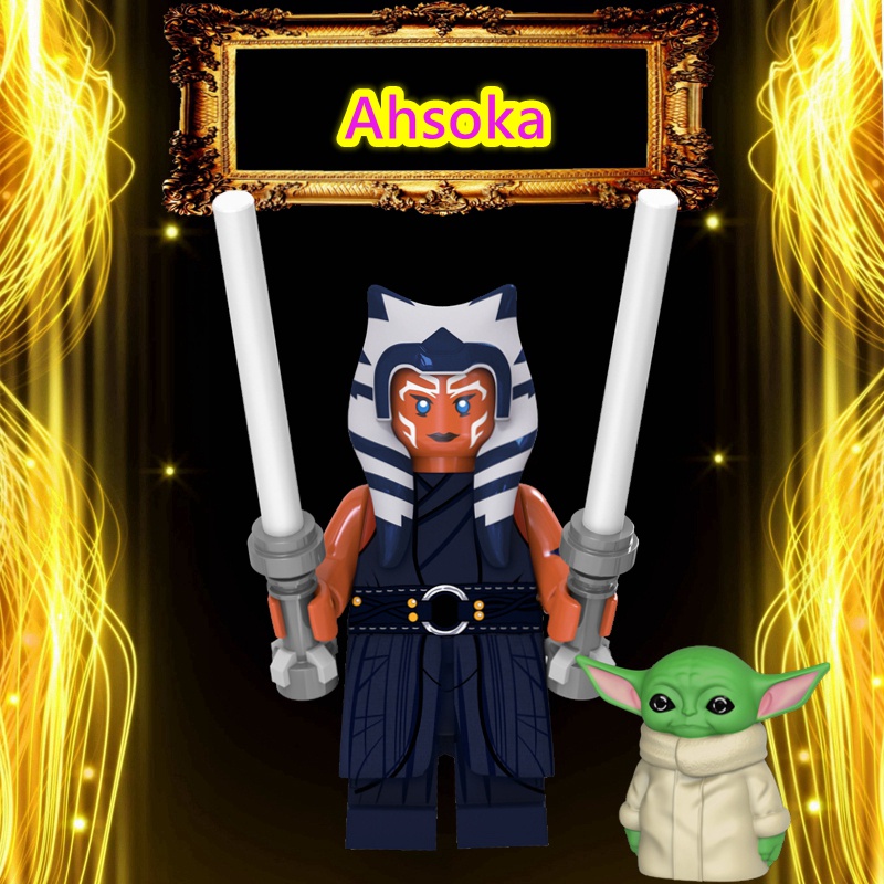 ahsoka-c3po-ig88-บล็อกตัวต่อภาพยนตร์-ของเล่นสําหรับเด็ก-ของขวัญวันเกิด