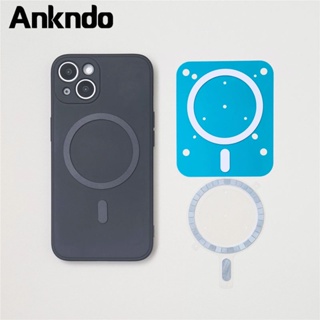 Ankndo แหวนแม่เหล็ก 3 ชิ้น สําหรับชาร์จไร้สาย iP 14 Pro Max 13 12 Mini