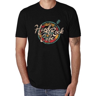 [S-5XL] เสื้อยืด ผ้าฝ้าย 100% พิมพ์ลาย Hard Rock Cafe เหมาะกับของขวัญวันเกิด สไตล์สปอร์ต สําหรับผู้ชาย