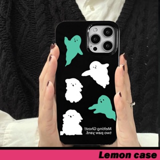 ภาพหน้าปกสินค้า[Lemon] เคสโทรศัพท์มือถือแบบใส แวววาว ลายภาพประกอบผี สําหรับ 14 14pro 14plus 14promax 7 8 7plus 8plus 11 12 X XS XR XSMAX 11pro 12pro 11promax 12promax 13 13pro 13promax ที่เกี่ยวข้อง