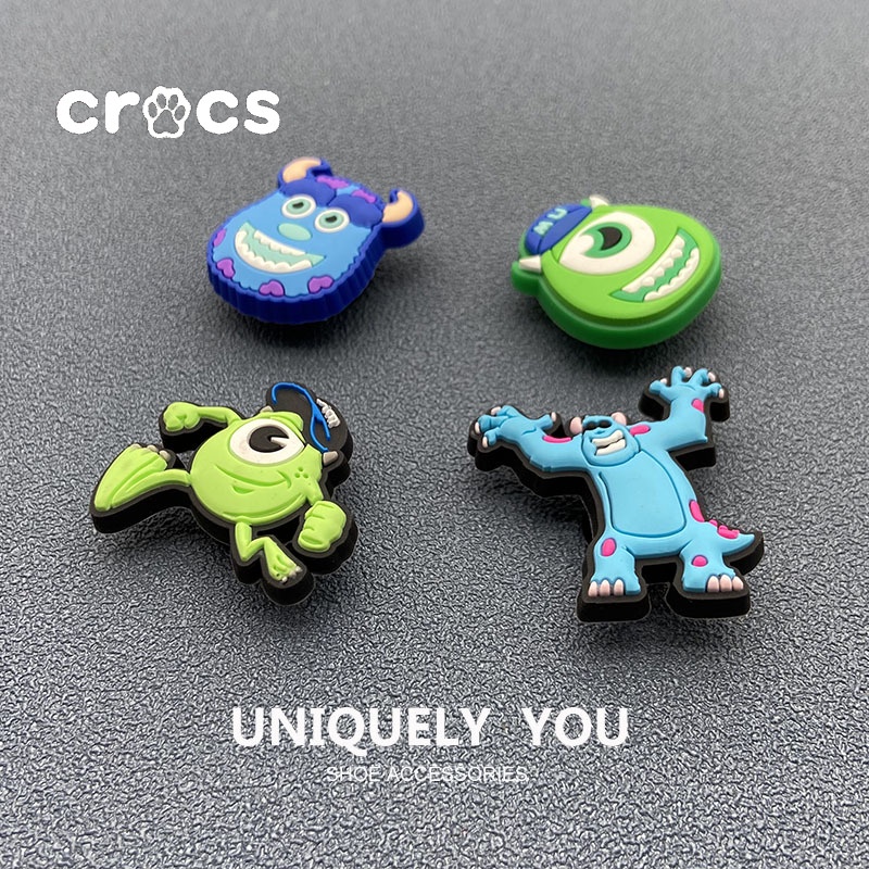 crocs-jibbitz-จี้หัวเข็มขัด-ลายการ์ตูนดิสนีย์-ดอกไม้อุดตัน-สัตว์ประหลาด-มหาวิทยาลัยดิสนีย์-สําหรับตกแต่ง