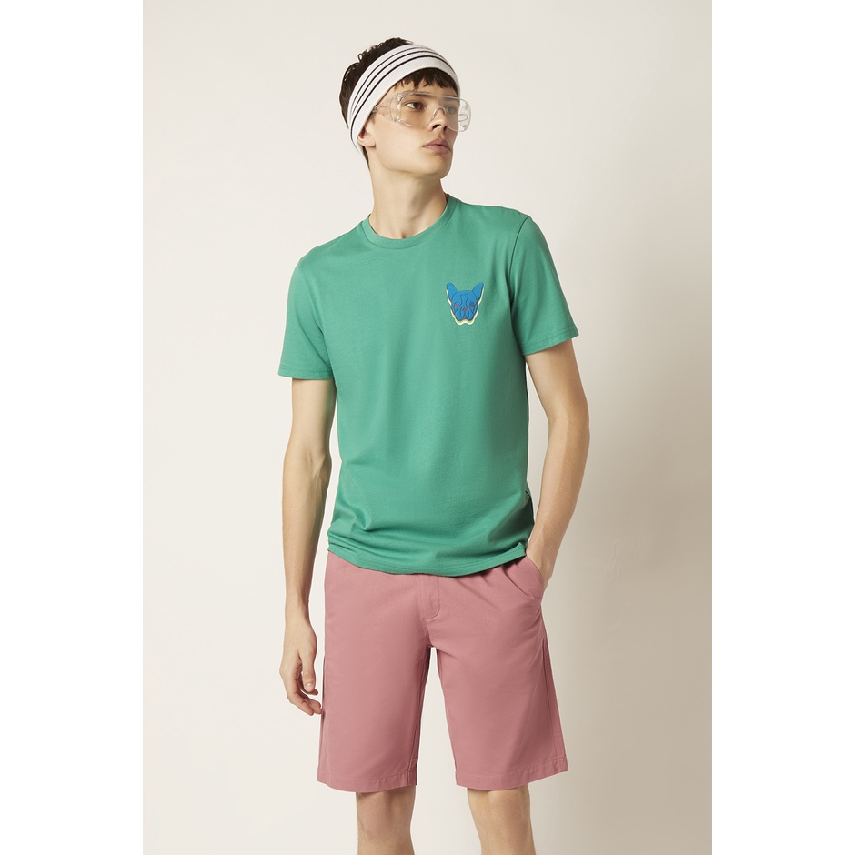 esp-เสื้อทีเชิ้ตลายเฟรนช์ชี่-ผู้ชาย-สีเขียว-frenchie-t-shirt-3729