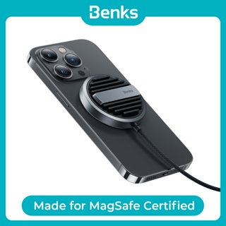 [Benks Official] Benks InvisiBoost ที่ชาร์จแม่เหล็กไร้สาย 15W ชาร์จเร็ว สําหรับ IPhone14 13 12 Pro Max mini