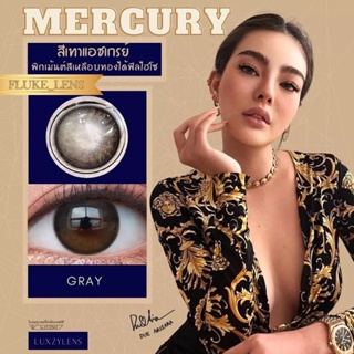 ภาพขนาดย่อของภาพหน้าปกสินค้าลายดังเกาหลี Mercury gray brown คอนแทคเลนส์ Luxzylens (มินิ) ของแท้ผลิตที่เกาหลี จากร้าน fluke_lens บน Shopee ภาพที่ 3
