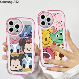 สําหรับ Samsung Galaxy A02 A12 A22 A32 A52 A52S A72 4G 5G เคสโทรศัพท์มือถือแบบนิ่ม กันกระแทก ลายการ์ตูนแอนิเมชั่น แฟชั่น