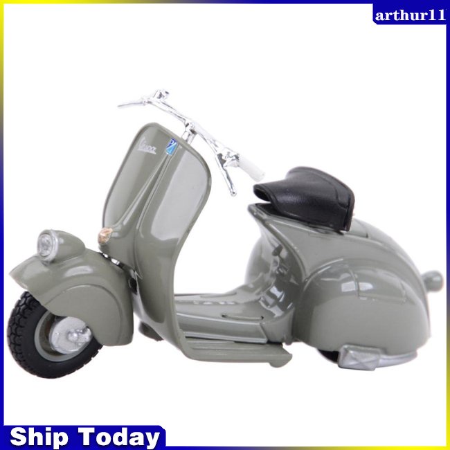 arthur-cod-โมเดลรถยนต์-maisto-1-18-piaggio-vespa-static-die-cast-vehicles-ของเล่นสําหรับเด็ก