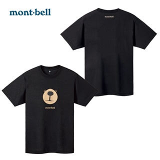 Montbell เสื้อยืดคอกลม แขนสั้น พิมพ์ลายหมี แฟชั่นฤดูร้อน สําหรับทุกเพศ