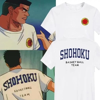 【พร้อมส่ง】เสื้อยืด พิมพ์ลายอนิเมะ Slam Dunk Shohoku Basket Ball Team Sakuragi Hanamichi โอเวอร์ไซซ์ สําหรับทุกเพศ